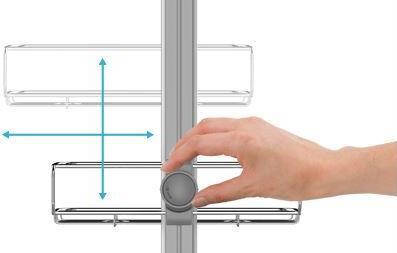 Immagine prodotto Simplehuman Porta doccia Caddy Door Shower (16,5 x 34 x 85 cm)