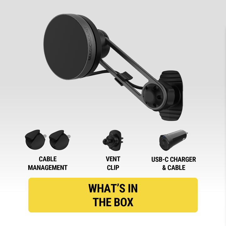 Produktbild Scosche magicMOUNT ELITE CHARGE 3-in-1 - Innovative magnetische