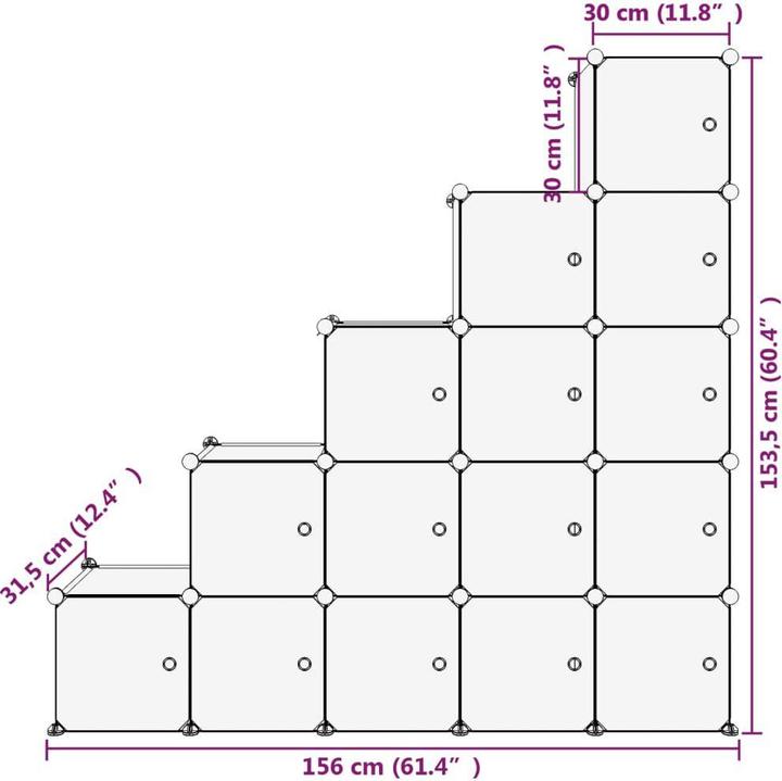 Image du produit VidaXL Manon (157 x 31,5 x 153,5 cm)