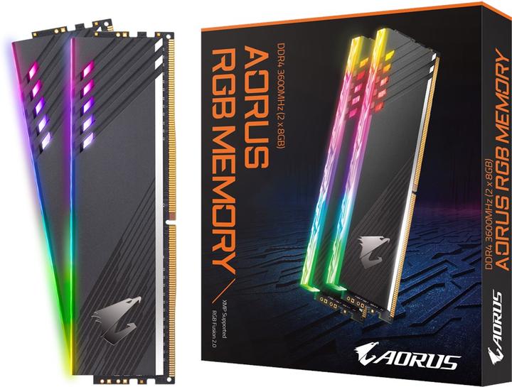 Produktbild Gigabyte Aorus RGB Memory (2 x 8GB, 3600 MHz, DDR4-RAM, DIMM)