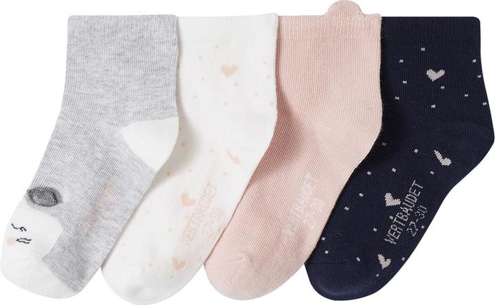 Vertbaudet 4er-Pack Mädchen Socken Oeko Tex