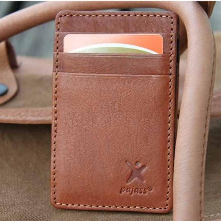 Actual product image Pajass Leather credit card holder