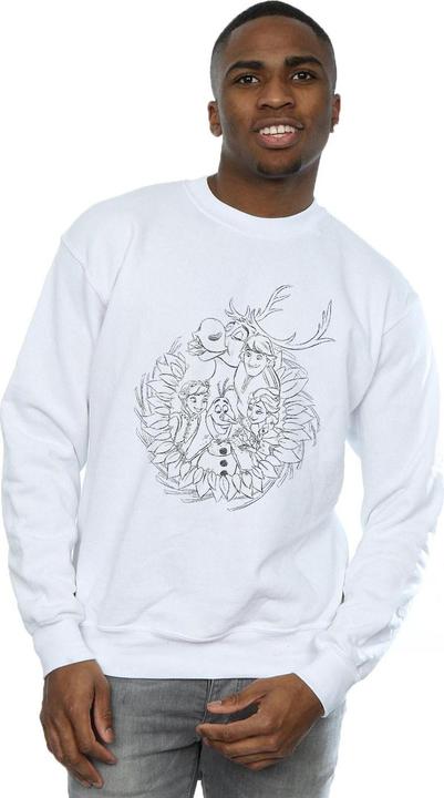 Image du produit Disney - Sweat FROZEN FRIENDS WREATH - Homme (XL)