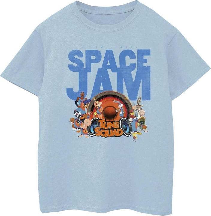 Actual product image Space Jam Girls Tune Squad Cotton T-Shirt (116)