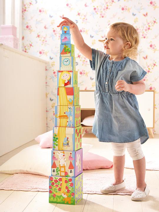 Productafbeelding Haba Rapunzel stapelkubus