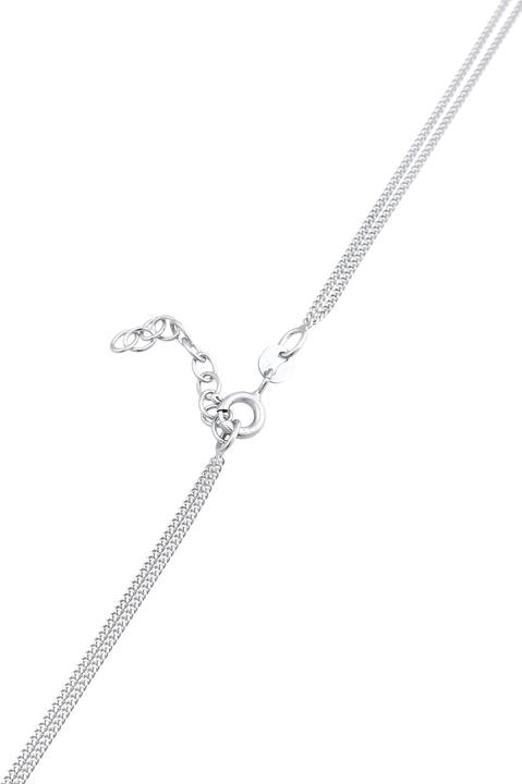 Produktbild Elli Halskette Kids Layer Kristall Stern Halbmond 925 Silber (Glaskristall, 925er Sterling Silber, 36 cm)