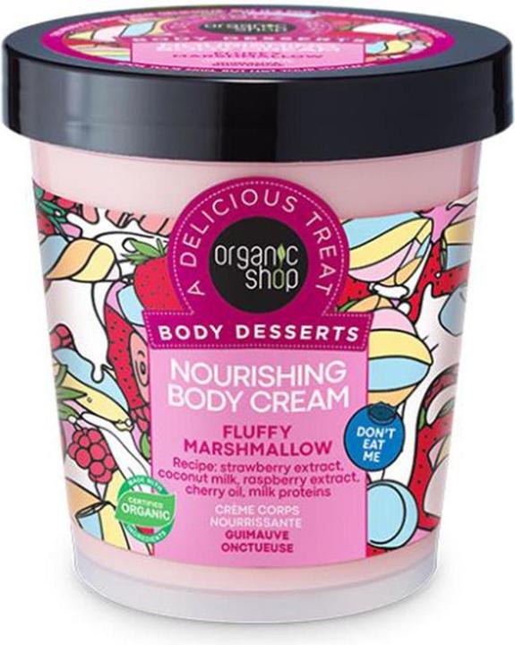 Produktbild Organic Shop Body Desserts Nourishing Body Cream Fluffy Marshmallow 450ml (Körpercreme, 450 ml)