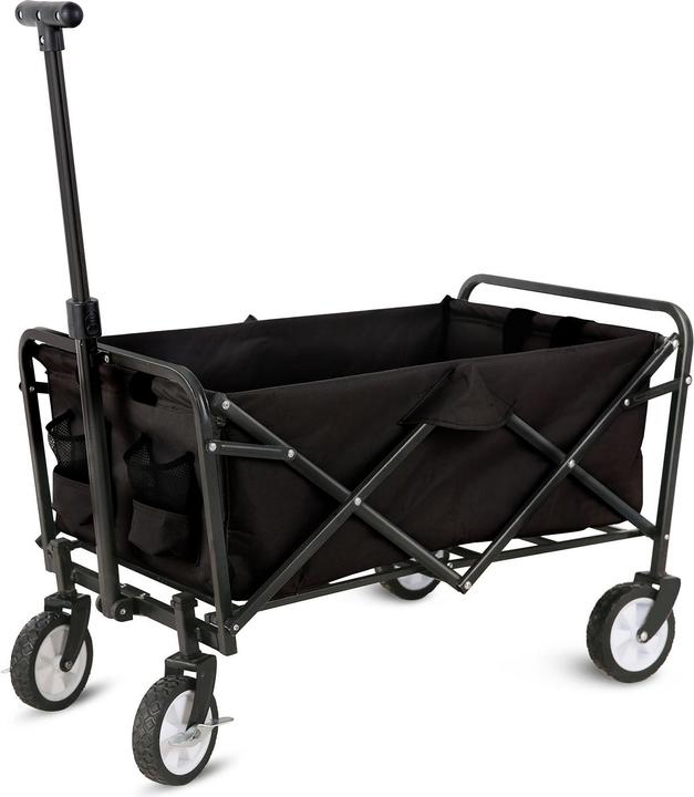Mojawo Foldable handcart Transport cart Handcart Garden cart with steel frame