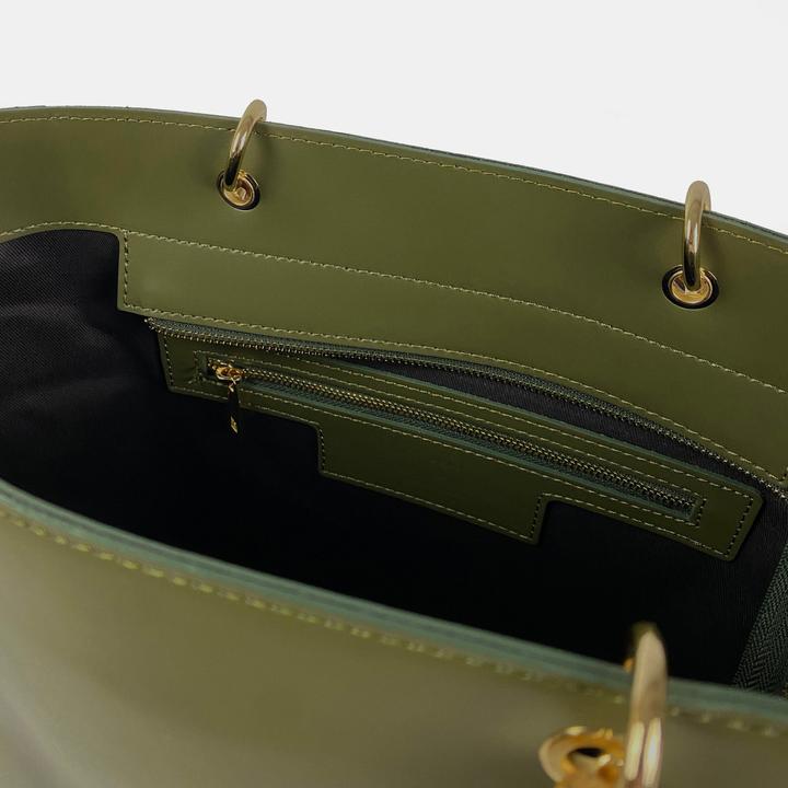 Image du produit Only-Bags.Store Sac avec poignée en bambou, sacs à main en cuir, sac en cuir véritable, sac à bandoulière, fait main