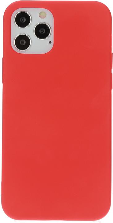 Actual product image Mobiparts Silicone Cover Apple iPhone 12/12 Pro Scarlet Red (Apple iPhone 12, Apple iPhone 12 Pro)