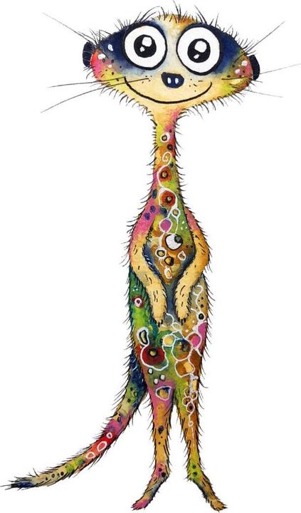 Produktbild Trenddeko Erdmännchen (21 x 30 cm)