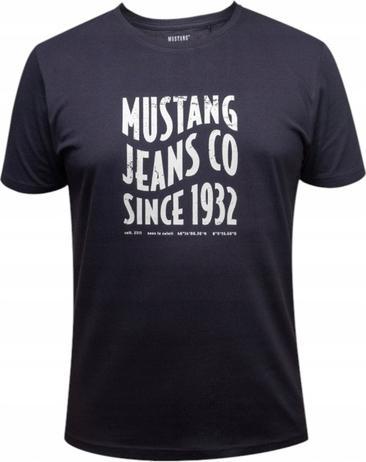 Mustang T-Shirt Lounge Shirt Herren Marineblau