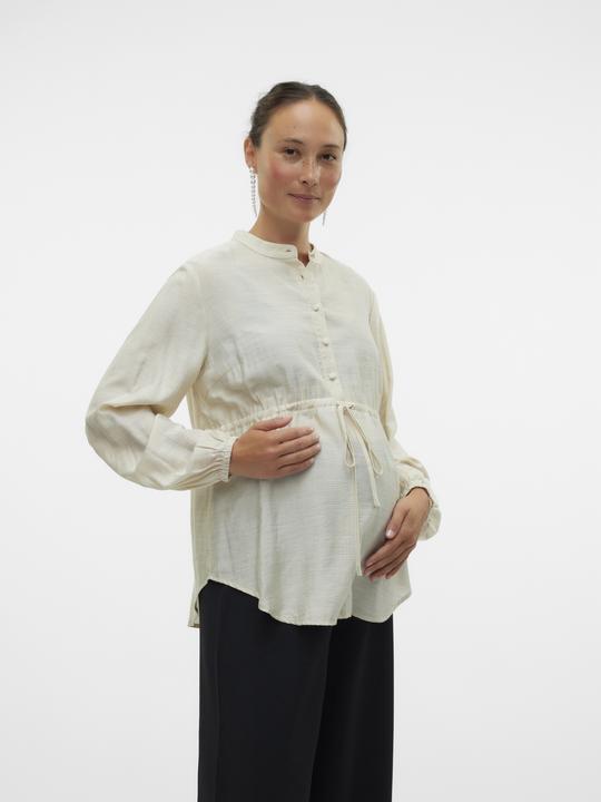 Image du produit Mamalicious Coupe normale Col mandarin Top Blouse (XS)