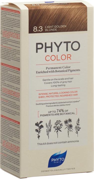 Image du produit Phyto Phytocolor 8 3 Blond Cleansing D. (8.3 Blond doré clair)