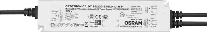 Immagine prodotto Osram Alimentatore elettronico (ECG), OPTOTRONIC, ECG LED CV DIM 1...10V, OT 20/220-240/24 DIM P