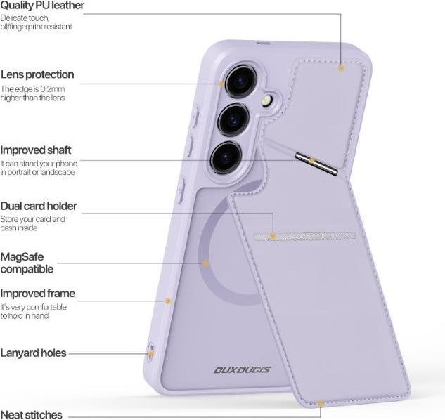 Actual product image Dux Ducis Rafi II Mag Series PC and TPU hardcase cover (Samsung Galaxy S24+)