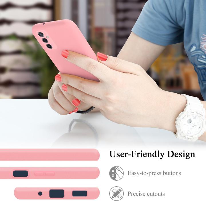Actual product image Cadorabo TPU Liquid Silicone Case Cover for Samsung Galaxy M52 5G (Samsung Galaxy M52 5G)