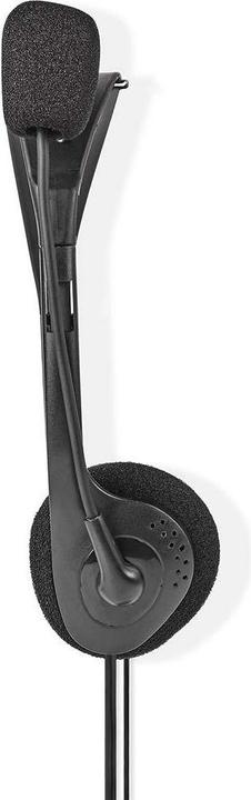Actual product image Nedis Headphones for PC, headset, 2 plugs, 3.5 mm, black