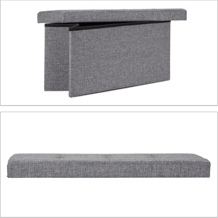 Produktbild Relaxdays Faltbare Sitzbank (76 cm)