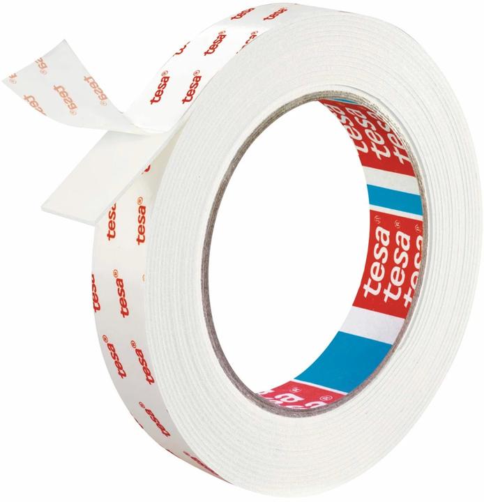 Produktbild tesa Montageband für Tapete & Putz, doppelseitiges Montageklebeband (19 mm)