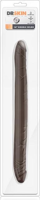 Image du produit Blush Dr. Skin â Double gode réaliste avec ventouse 40,6 cm â Chocolat