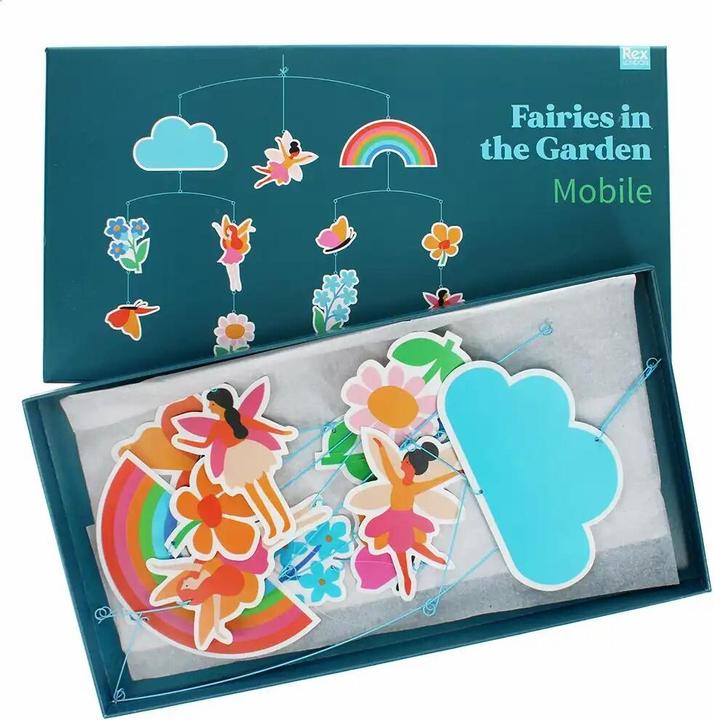 Actual product image Rex London mobile hanging decoration fairies in the garden