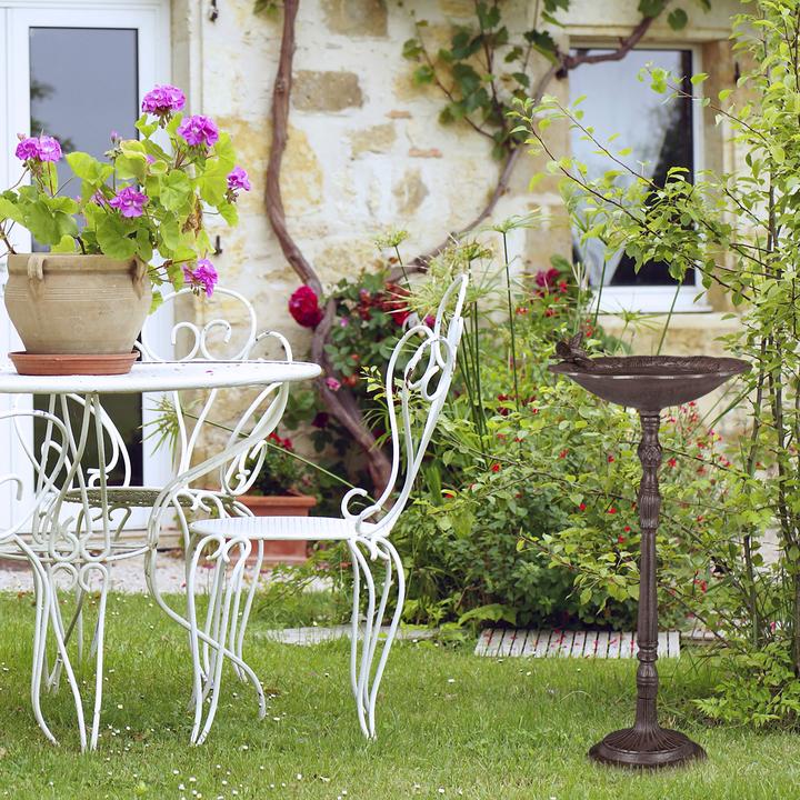 Actual product image Relaxdays XXL Cast Iron Bird Font