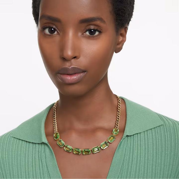 Image du produit Swarovski Millenia Collier Octogone Taille Verte Or (Métal Swarovski, 42 - 47 cm)
