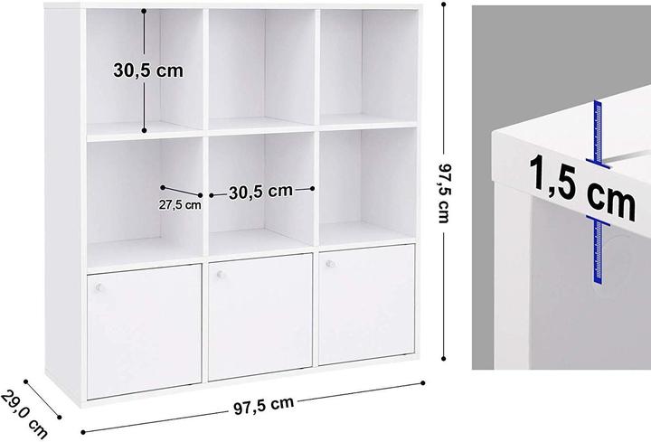 Actual product image Vasagle Eric (97.5 x 29 x 97.5 cm)