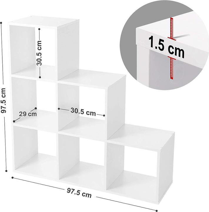 Immagine prodotto Vasagle Stairway (97,5 x 29 x 97,5 cm)