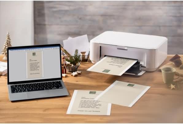 Actual product image Sigel DP256 Christmas stationery, 90 g/m², A4, 100 sheets, FSC-certified (100 pcs.)