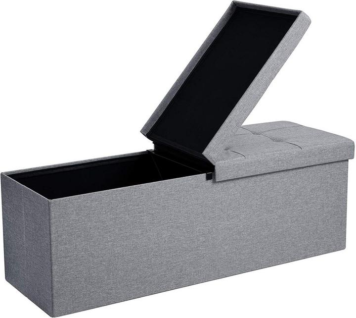 Actual product image Songmics Folding Ottoman Bench (110 cm)
