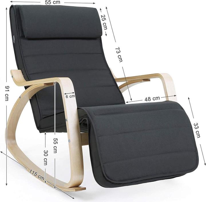 Actual product image Songmics Relaxo