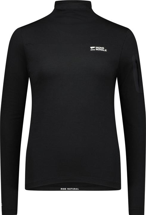 Mons Royale Diversion Merino Mock Neck Long Sleeve