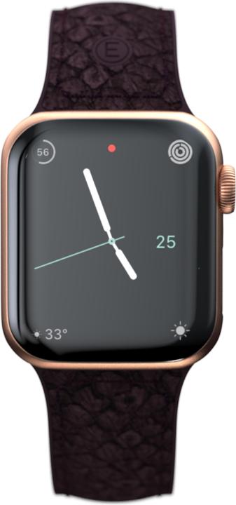 Actual product image Njord Eldur Watch Strap For (41 mm, 40 mm, Vegan Leather, Stainless steel fastener, Salmon leather)