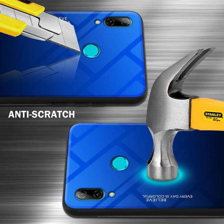 Actual product image Cadorabo TPU 2 colors glass cover (Huawei P Smart+ (2019))