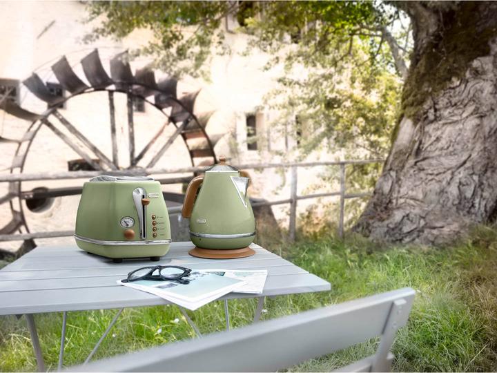 Produktbild De'Longhi Broodrooster Icona Vintage CTOV 2103.GR - Groen