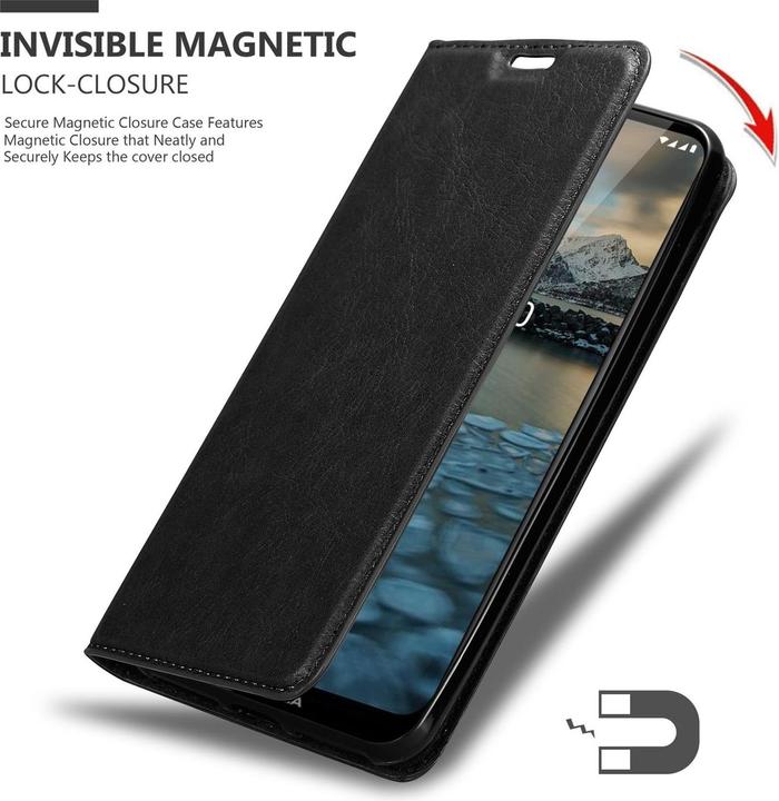 Productafbeelding Cadorabo Boek Onzichtbare Magneethoes (Nokia 2.4)