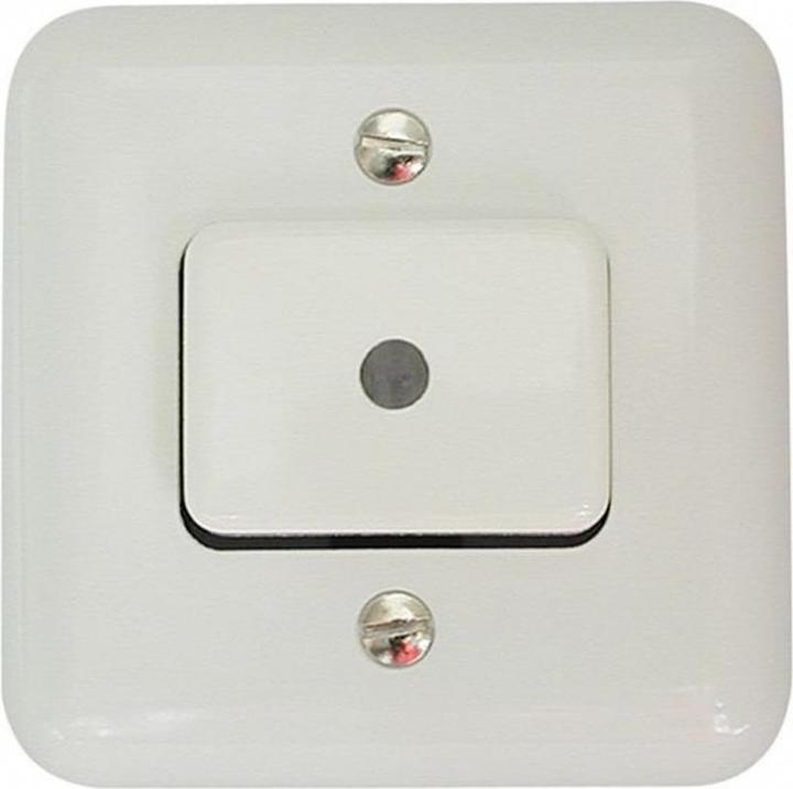Mica Interrupteur S3, AP, blanc
