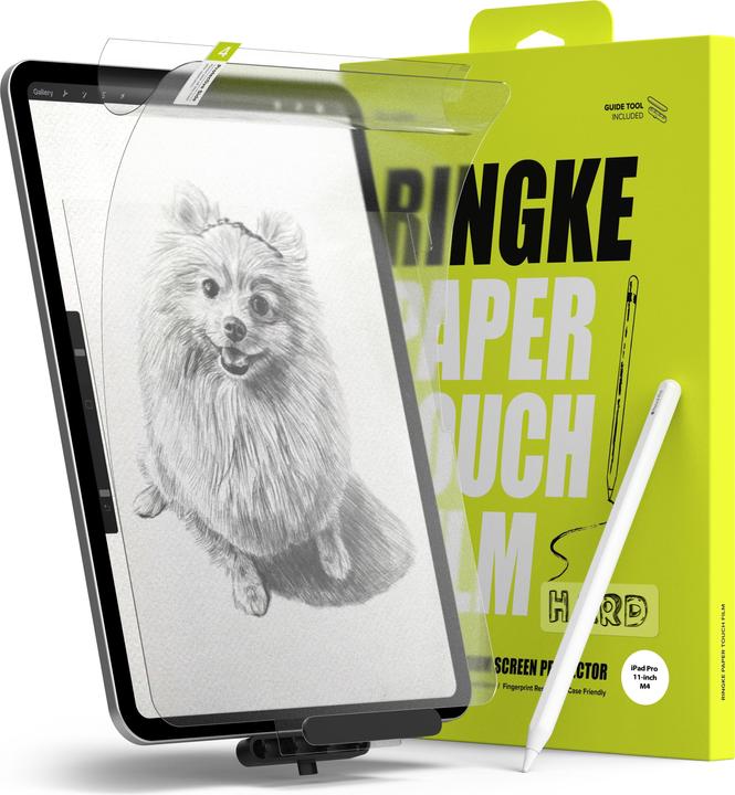 Ringke iPad Air 10.9/iPad Pro 11 (2022/2020) Screen Protector Paper Touch Hard Film (2pcs) Transparent (2 Piece, IPad Air 10.9)