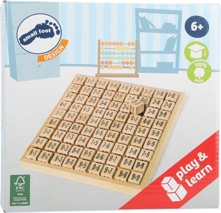 Produktbild small foot Rechenbrett Das kleine 1x1 (Deutsch, Italienisch, Französisch, Englisch, Schweizerdeutsch)