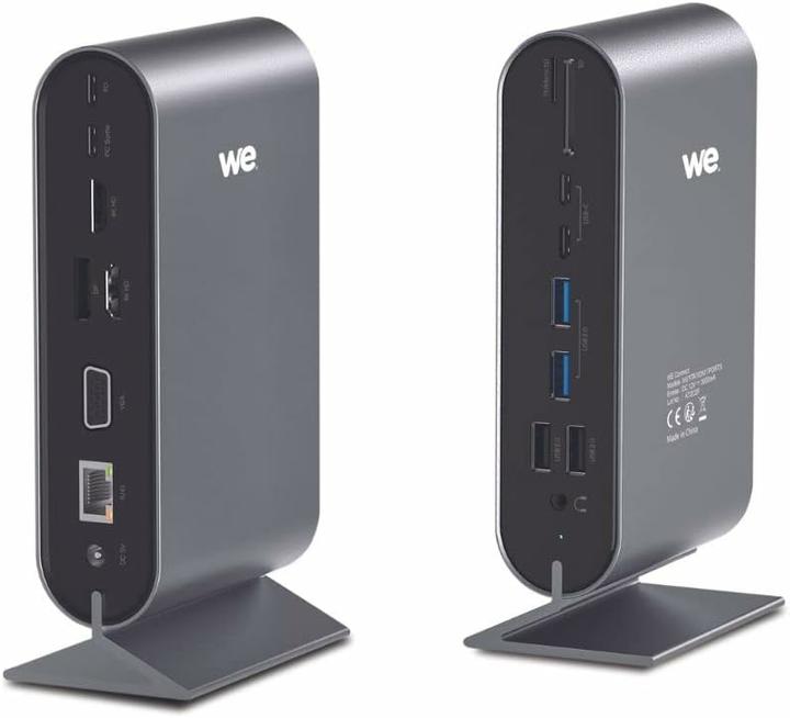 Immagine prodotto We-Vibe Stazione d'accoglienza WE USB-C 17 porte con adattatore di rete 12V/3A, 2*USB-C, 2*H (USB-C, 1 Porti)