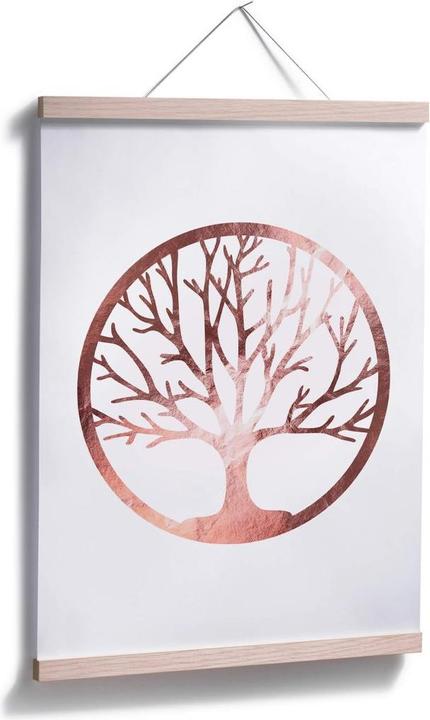 Produktbild Trenddeko Baum des Lebens - Roségold-Optik (24 x 30 cm)