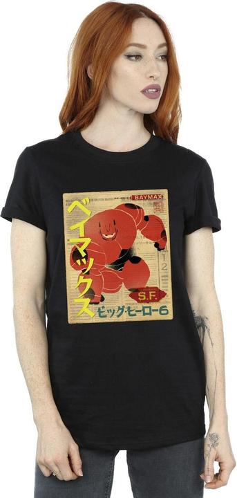Produktbild Disney Big Hero 6 Baymax Baymax Newspaper TShirt (L)