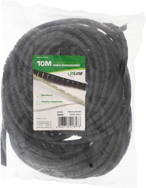 Actual product image InLine Spiral binding (Cable spiral hose, 1000 cm)