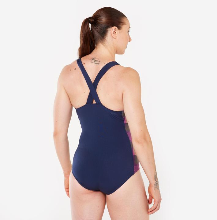 Immagine prodotto Nabaiji Badeanzug Damen - Kelly blau/rosa (40, 42)