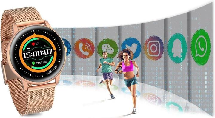 Produktbild Gino Rossi Smartwatch SW015-4 Różowe złoto (SW015-4) (45 mm)