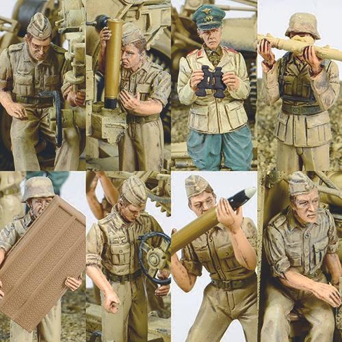 Actual product image Forces of Valor German Krupp Flak 36 w/Flak 18 + sd 202 tow veh.