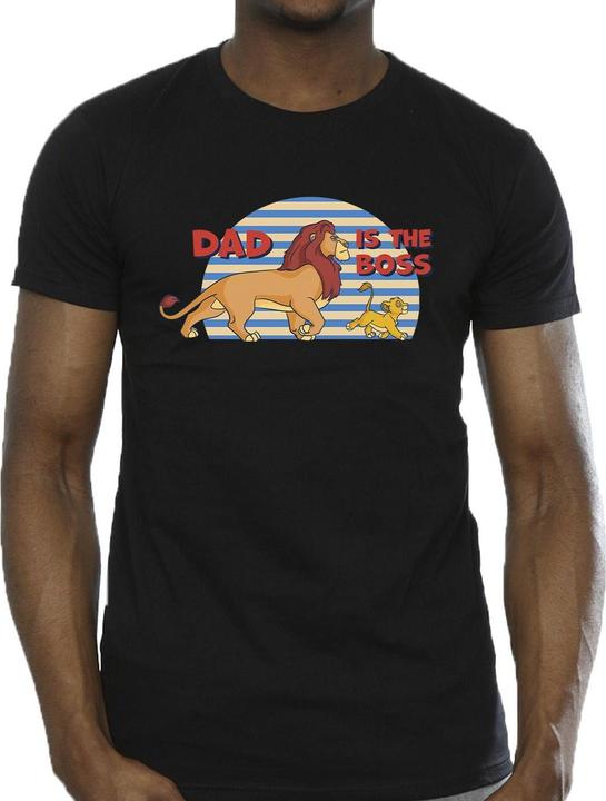 Actual product image Disney Mens The Lion King Dad Boss T-Shirt (L)