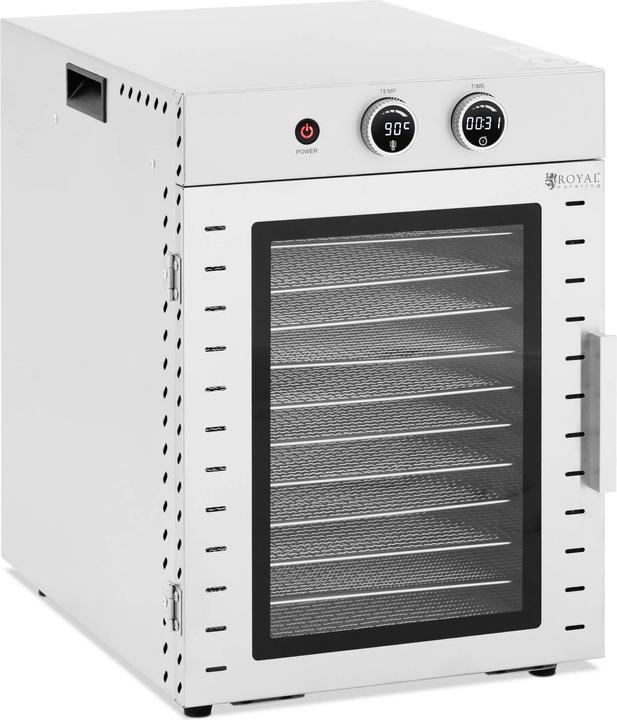 Produktbild Royal Catering Dörrgerät Dörrautomat Dörrapparat Obst 1000 W 12 Etagen Timer Edelstahl